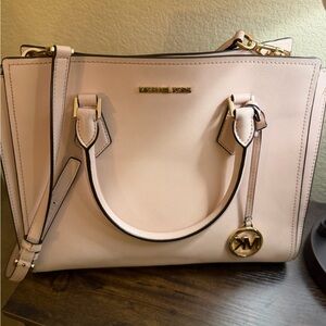 Michael Kors Pink Leather Tote Bag